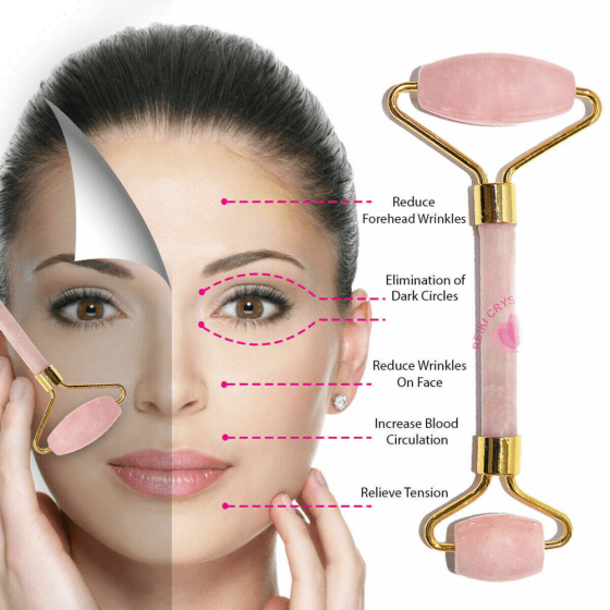 RODILLO FACIAL Y MASAJEADOR PARA EL ROSTRO