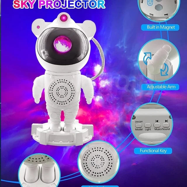 Proyector Astronauta Luz Galaxia Premiu